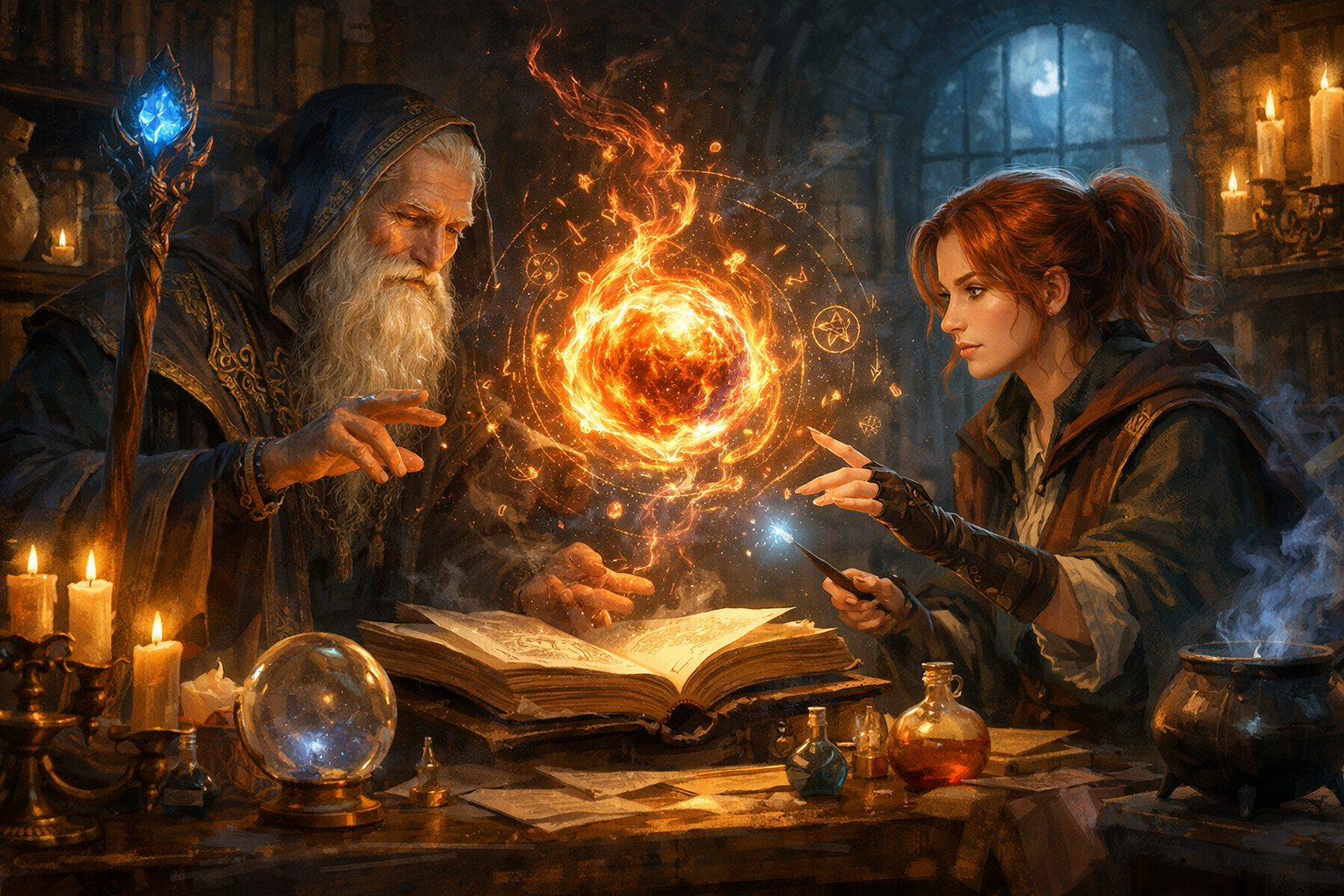 Обучение магии (наставничество)