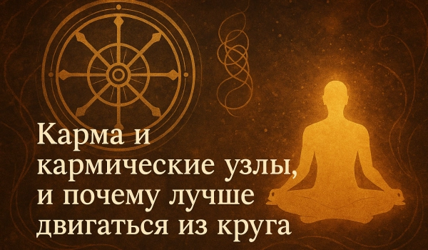 Карма и кармические узлы, и почему лучше двигаться из круга Сансары наружу