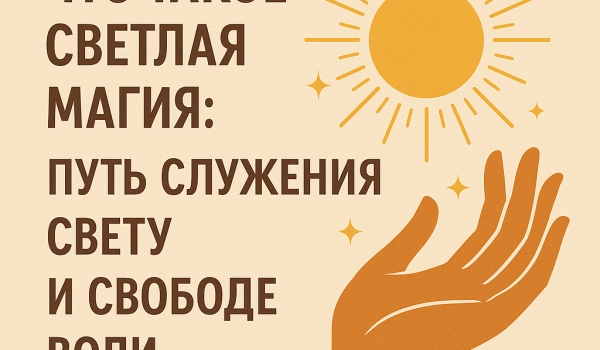 Что такое светлая магия: путь служения Свету и свободе воли