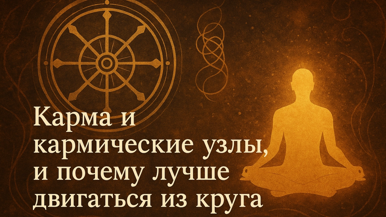 Карма и кармические узлы, и почему лучше двигаться из круга Сансары наружу